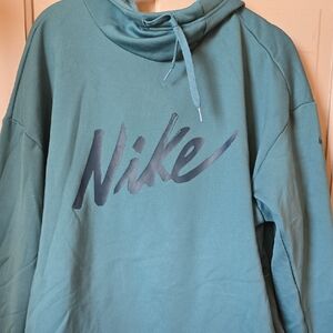 Nike Womens Blue Green Hoodie Sweater